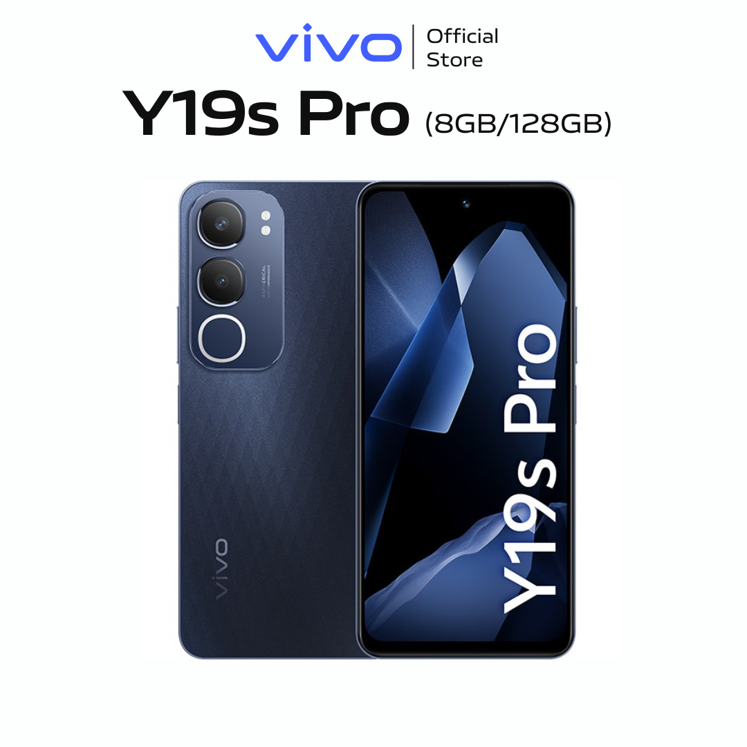 Điện thoại vivo Y19s Pro (8GB+128GB) - 1 Đổi 1 trong tháng đầu tiên - Bảo hành chính hãng 12 tháng