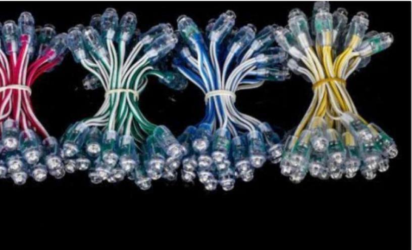 Led đúc F5 đế 8mm 5V (1 dây 50 bóng)