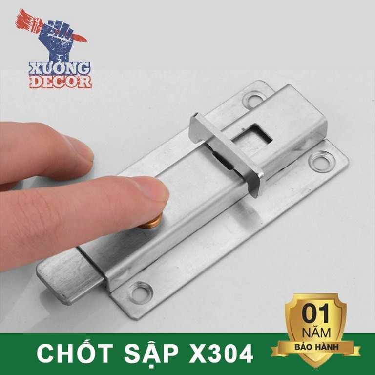 Chốt cửa inox 304 cao cấp