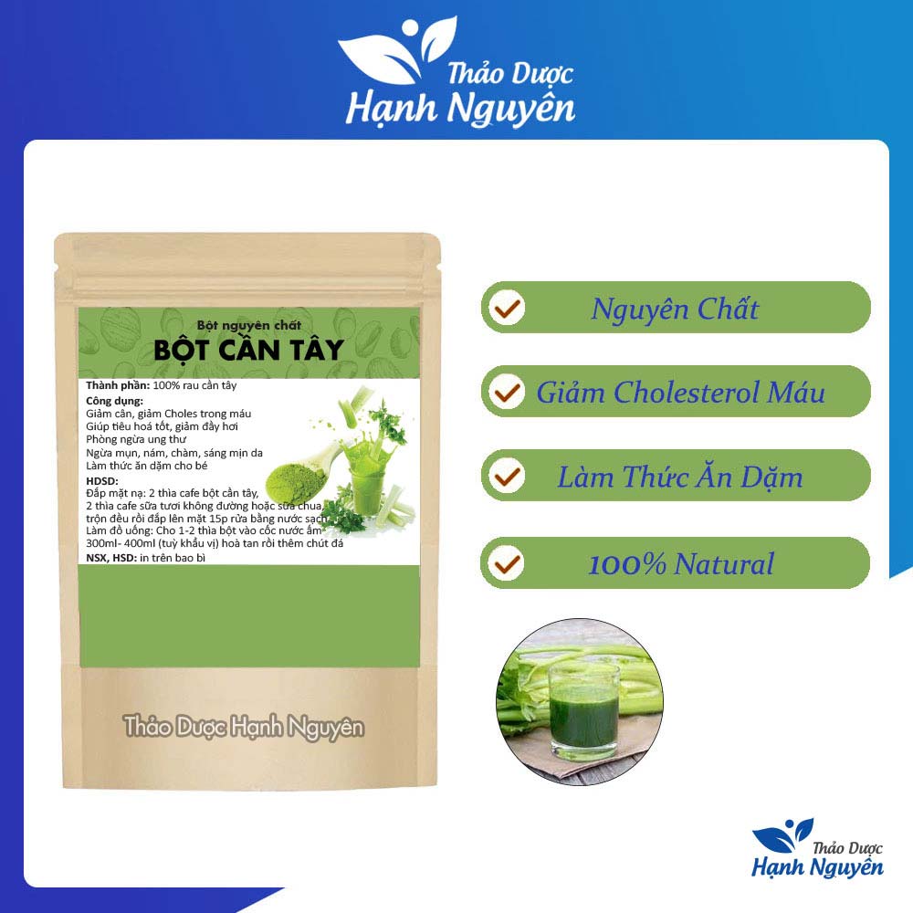 1kg bột cần tây sấy lạnh nguyên chất