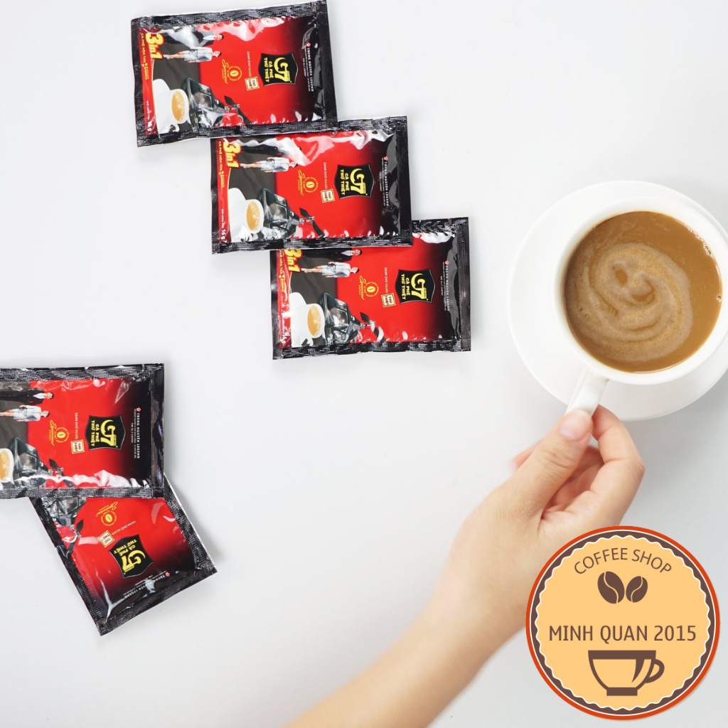 Combo 10 gói cà phê sữa hòa tan g7 3in1 - trung nguyên