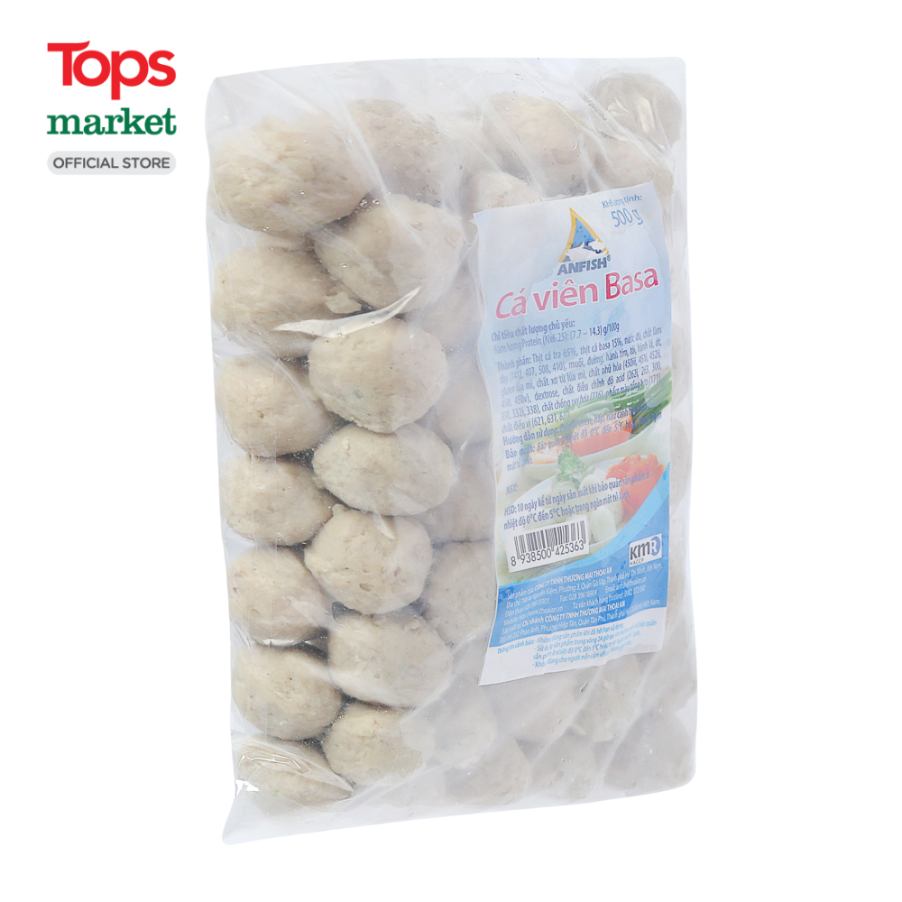Cá Viên Basa Hấp 500G