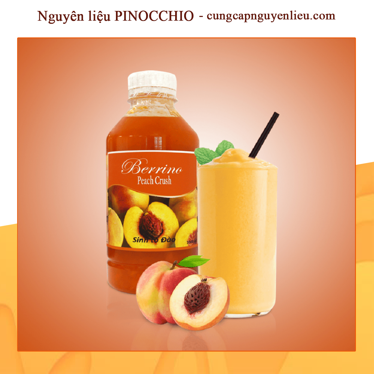 SINH TỐ ĐÀO BERRINO 1000ML