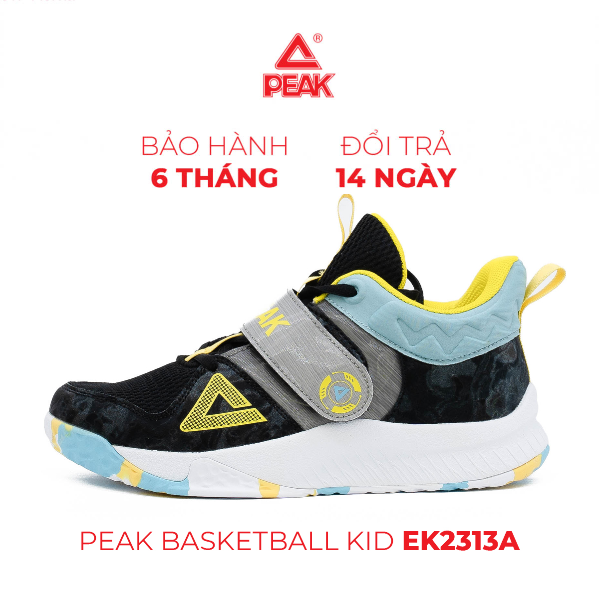 Giày bóng rổ trẻ em peak basketball kid ek2313a