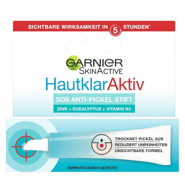Kem xóa mụn Garnier, gel tẩy mụn trứng cá cấp tốc, khô mụn nhanh và hiểu quả-10ml - Nội địa Đức