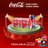 [SIÊU SALE ] Thùng/Lốc 24 Lon Nước Ngọt Giải Khát Coca-Cola Vị Nguyên Bản Original 320m/Lon Sale 25.06 Coca-Cola Chính Hãng_LD