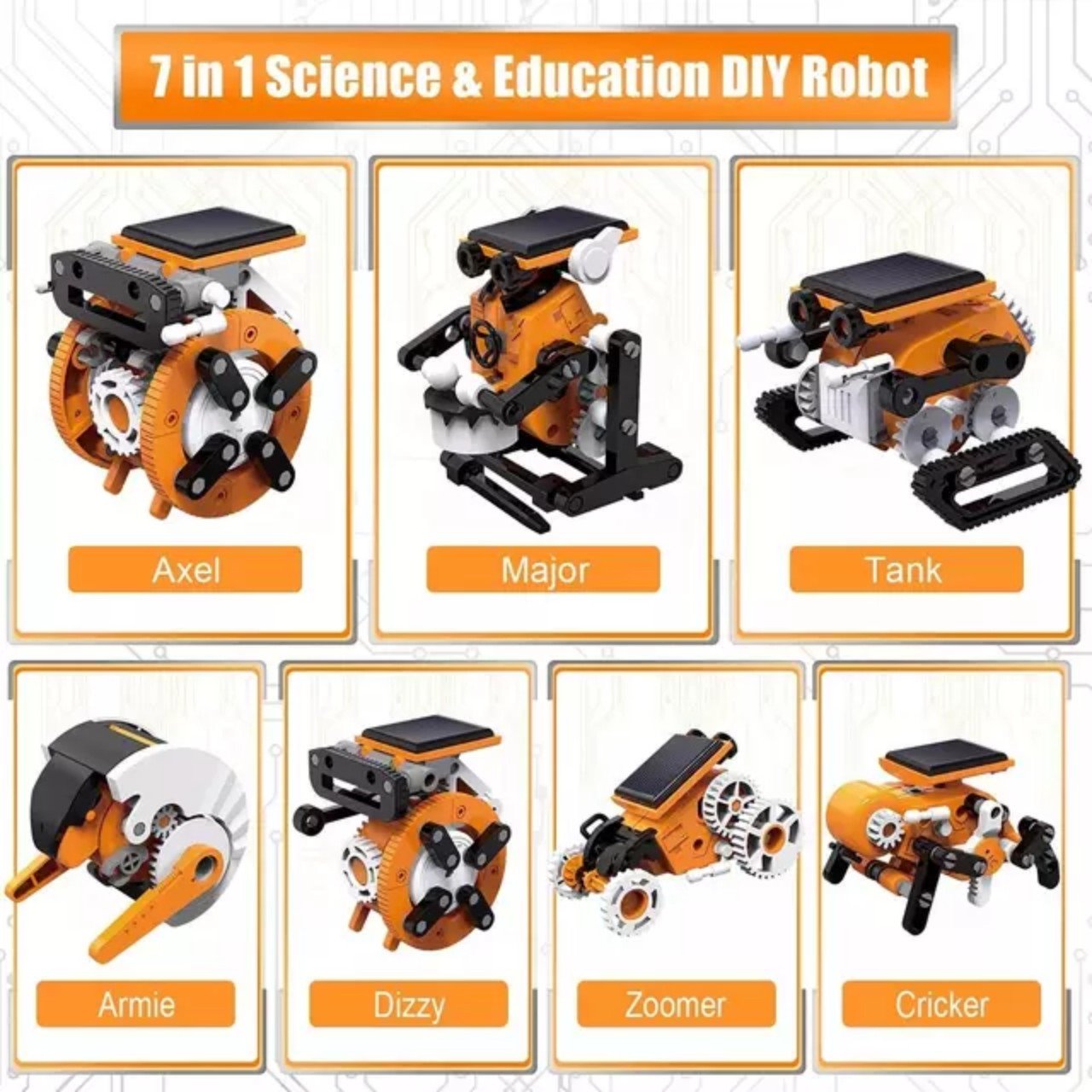 Robot solar 7 in 1 chạy pin năng lượng mặt trời- đồ chơi robot thông minh - đồ chơi giáo dục phát triển trí tuệ - đồ chơi thông minh cho trẻ em