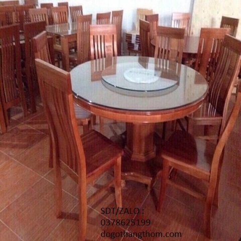 bàn ăn gỗ xoan đào ,bàn ăn ghế ăn tròn phòng ăn phòng khách
