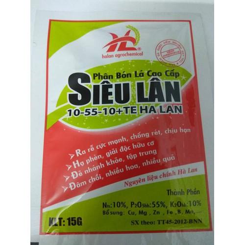 Siêu lân 10-55-10 +TE Hà lan gói 15G