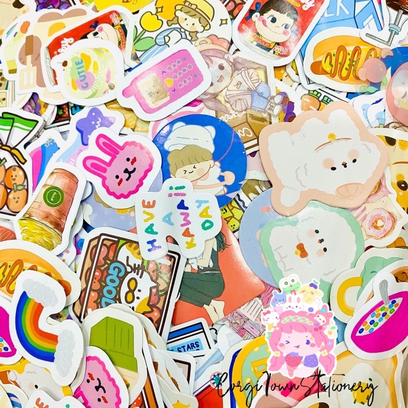 Set 20 tấm sticker ngẫu nhiên siêu dễ thương