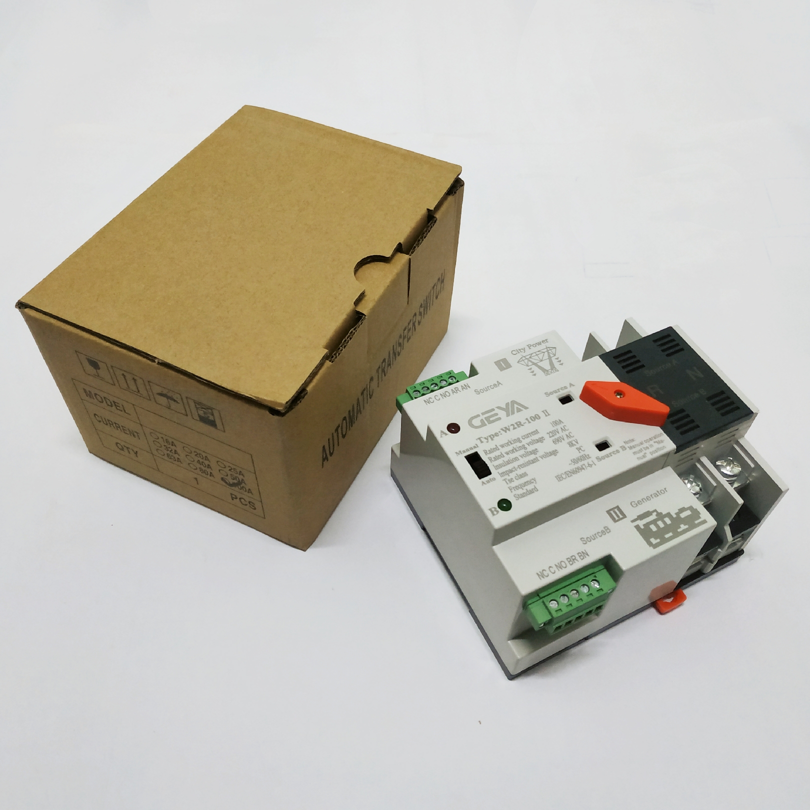 Bộ chuyển nguồn tự động ATS 100A/2P W2R