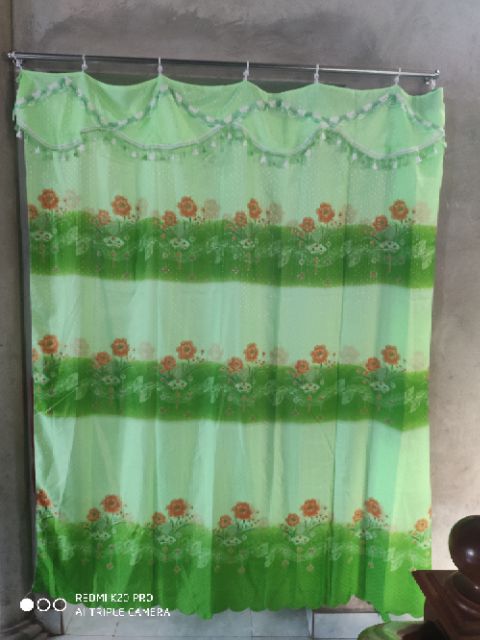 Rèm cửa sổ ri đô ngăn phòng rèm thử đồ gấm bóng nhiều size 2m9/2m5/2m3/1m7/1m5/1m2 cao 2m