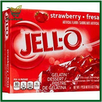 Bột làm râu câu gelatin strawberry dessert powder 170g