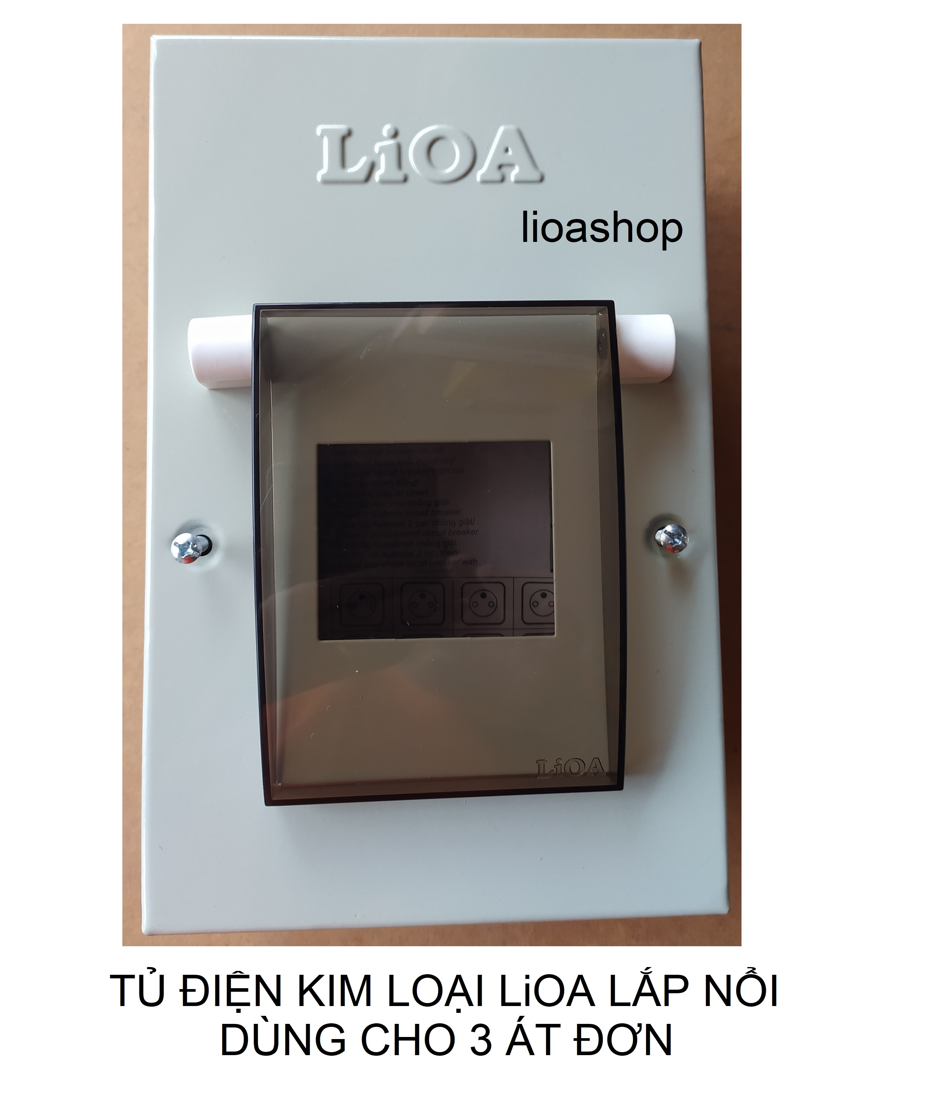TỦ ĐIỆN KIM LOẠI LiOA LẮP NỔI - LOẠI NHỎ
