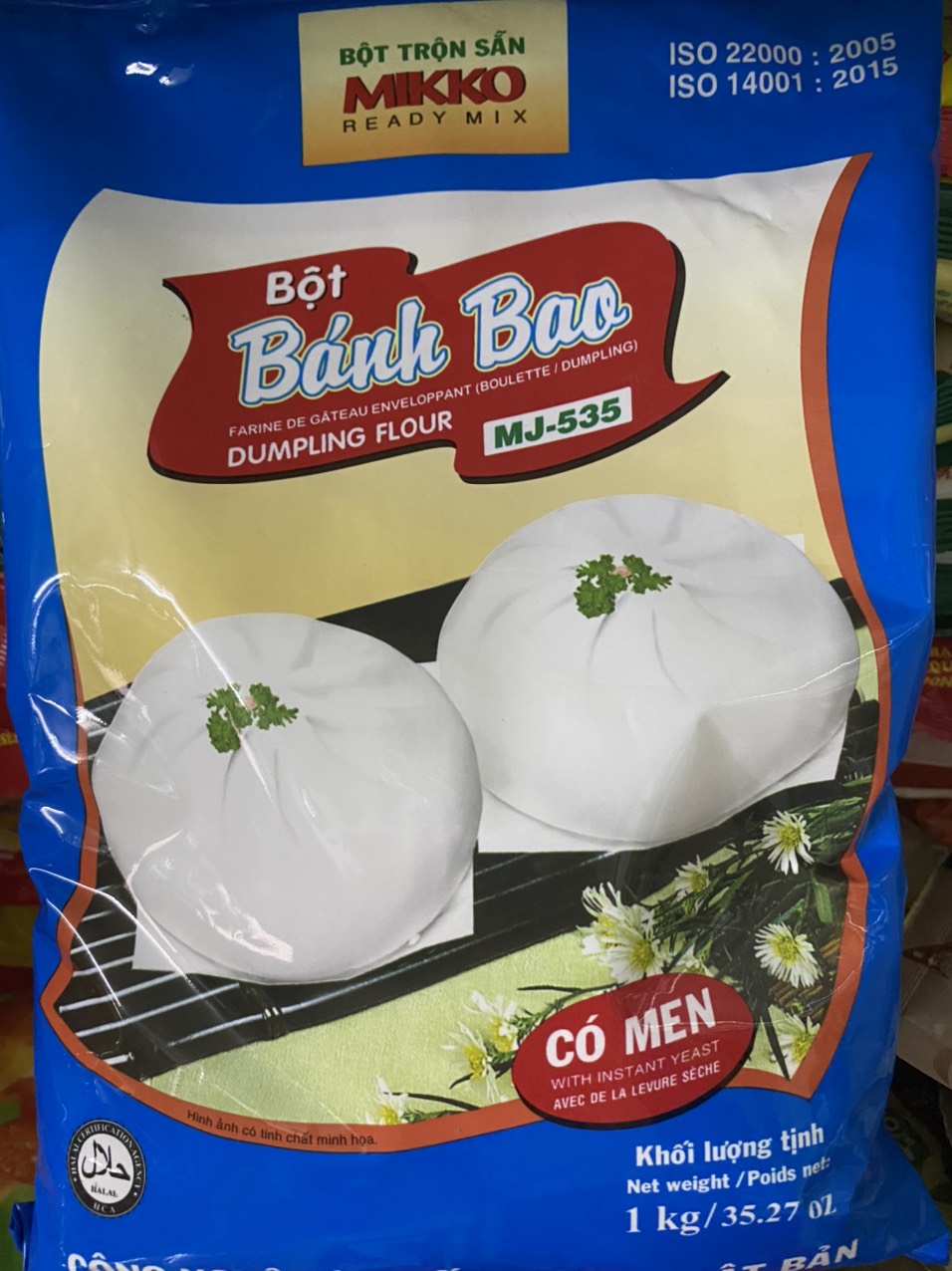 Bột bánh bao trộn sẵn Mikko 1Kg