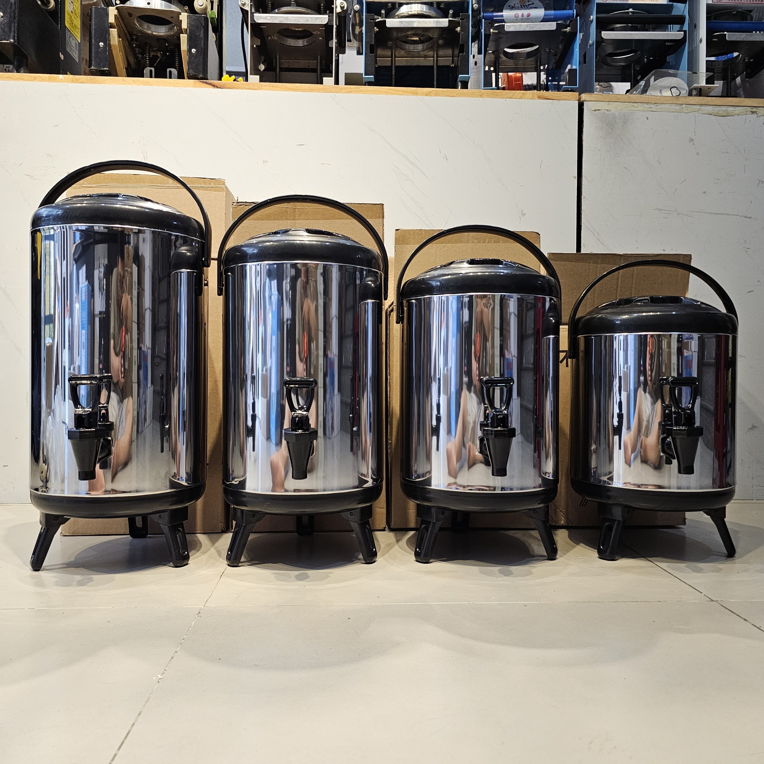 Bình ủ trà inox 304 - bình giữ nhiệt dung tích 6l - 8l - 10l - 12l