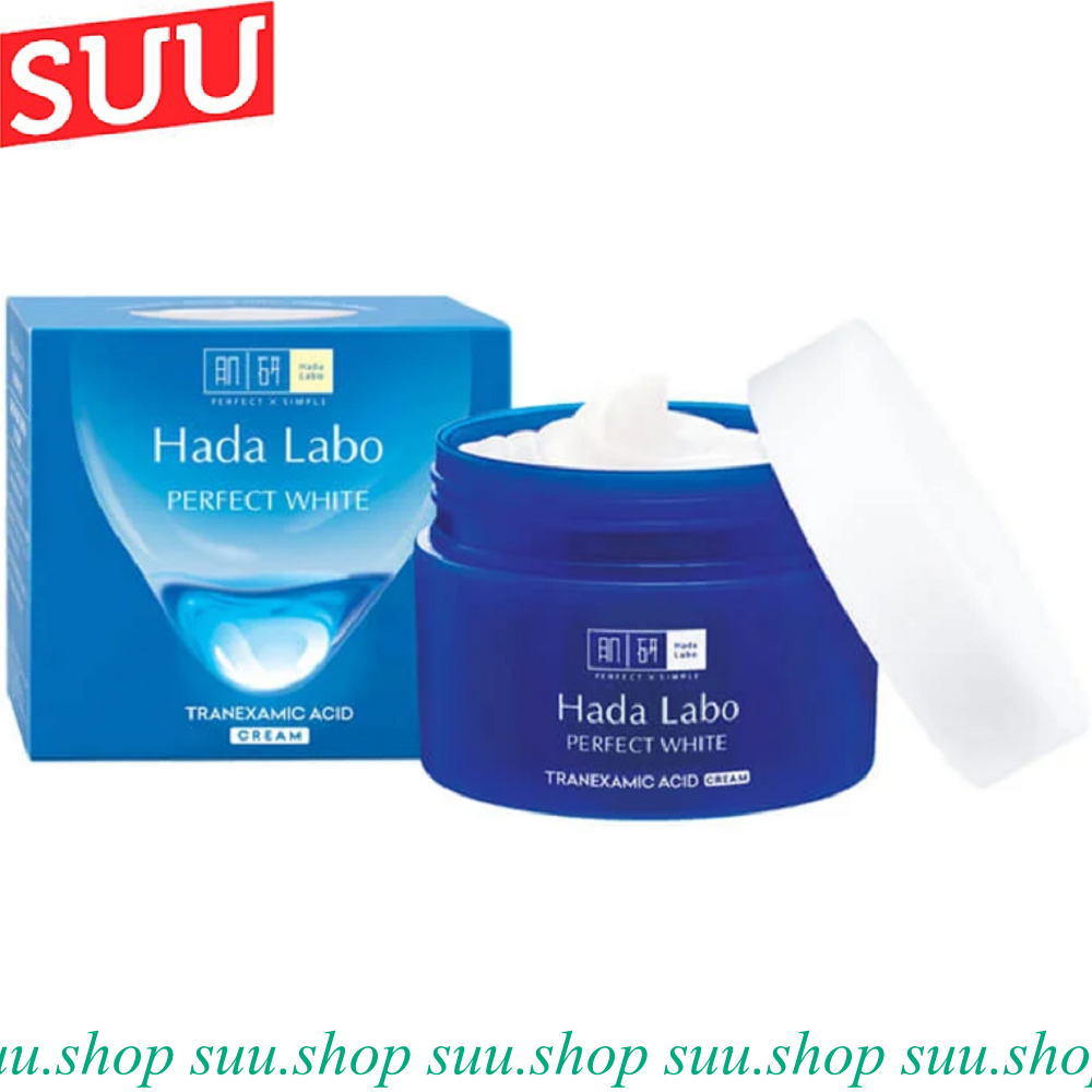 Kem dưỡng trắng mượt vượt trội Hada Labo Perfect White Arbutin Cream 50g 100% chính hãng
