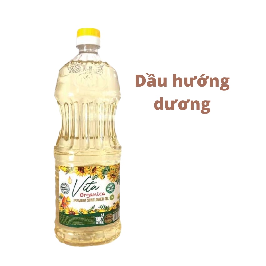 Date 08/26 Vita Organica Premium Russian Sunflower Oil 1L
