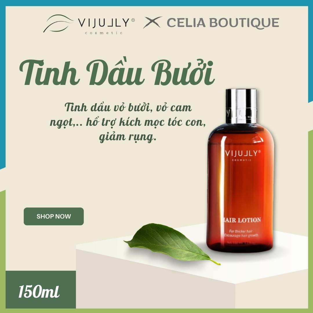 Combo 3 Chai Tinh Dầu Bưởi Vi Jully- Xịt Bưởi - Xịt Dưỡng Mọc Tóc Kích Mọc Tóc Con Vi Jully