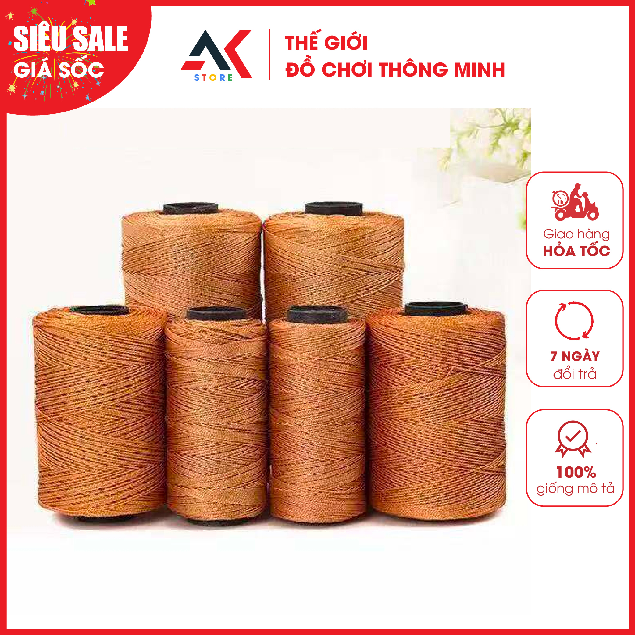 Cuộn dây thả diều 2 sợi 200m 300m 400m chất lượng cao siêu bền bỉ