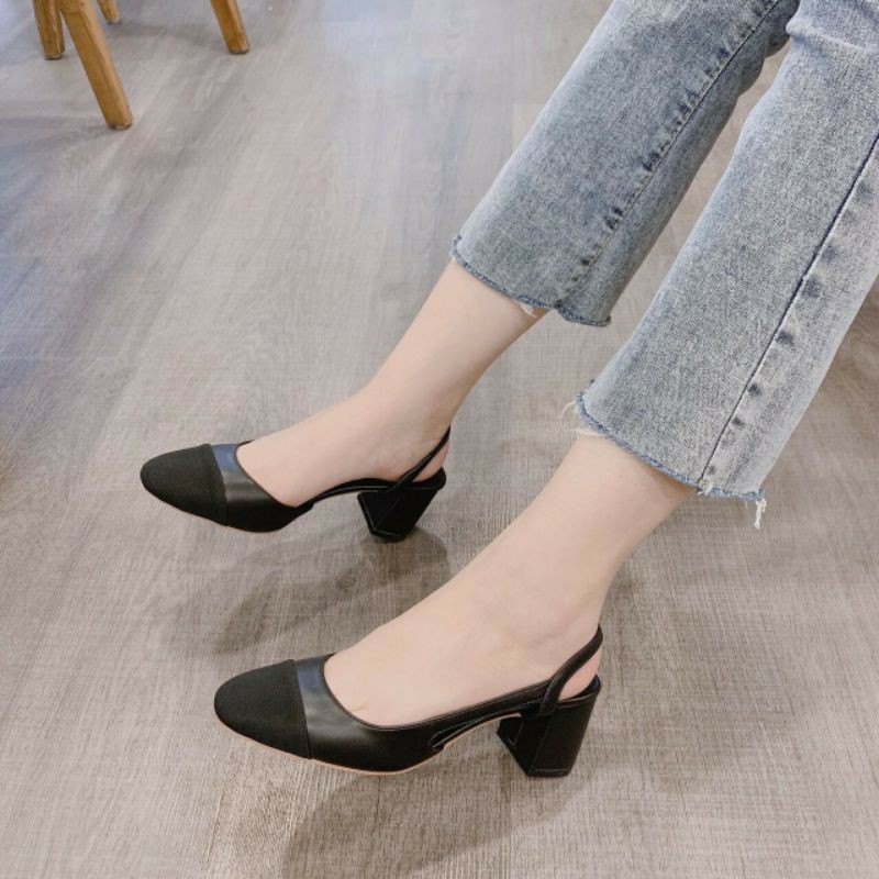 Giày sandal nữ colee captoe cao 6 cm siêu xinh ms005422