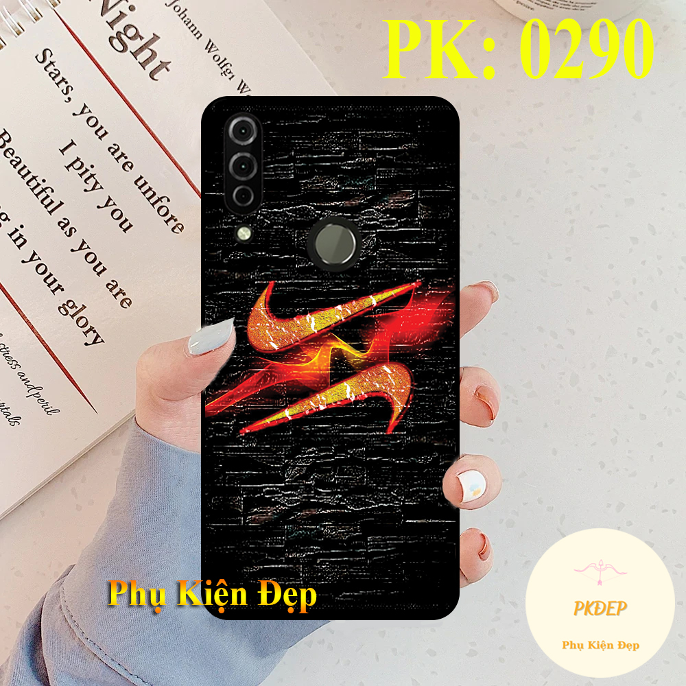 Ốp lưng Vsmart Joy 3 dẻo đen in hình thể thao Ni_ke