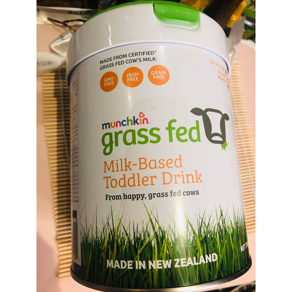 Sữa bò grass fed munchkin 730g