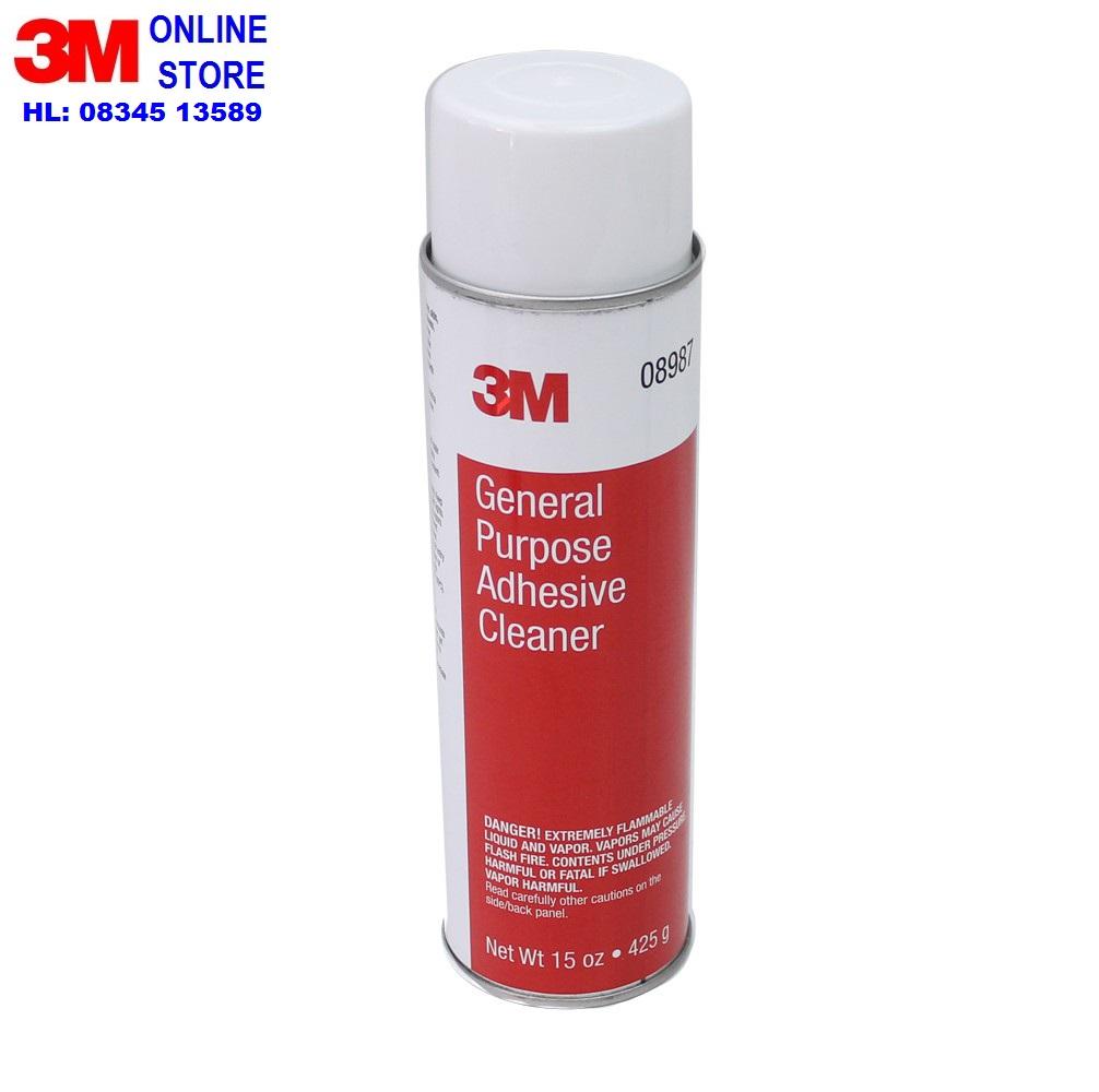 CHAI TẨY RỬA VẾT KEO, NHỰA ĐƯỜNG 3M 08987