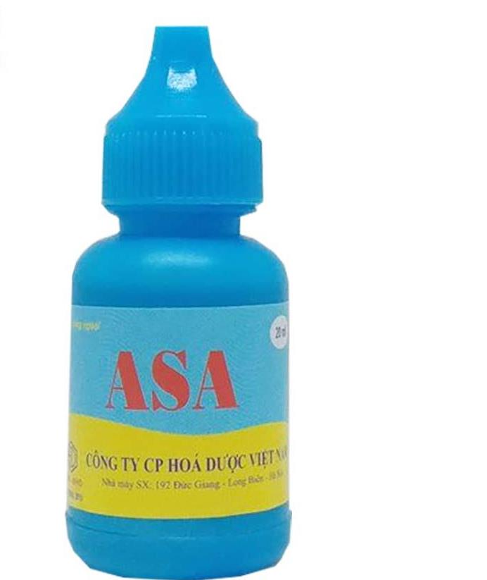 Dung dịch bôi ngoài da asa lọ 20ml