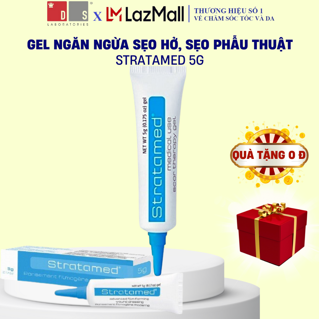 Gel làm mờ và cải thiện sẹo Stratamed 5g - Stratpharma Thụy Sĩ