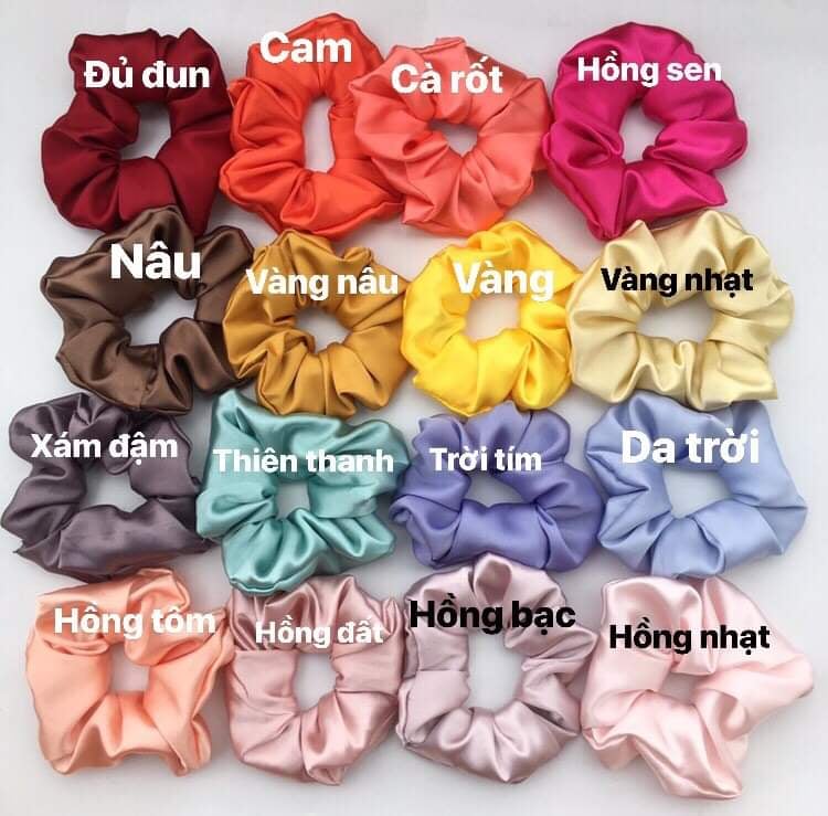 dây buộc tóc, đeo tay scrunchies