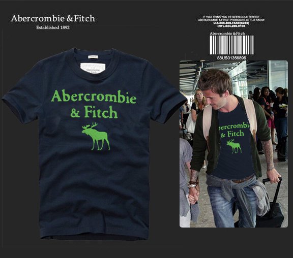 Áo thun Abercrombie Navy & Green