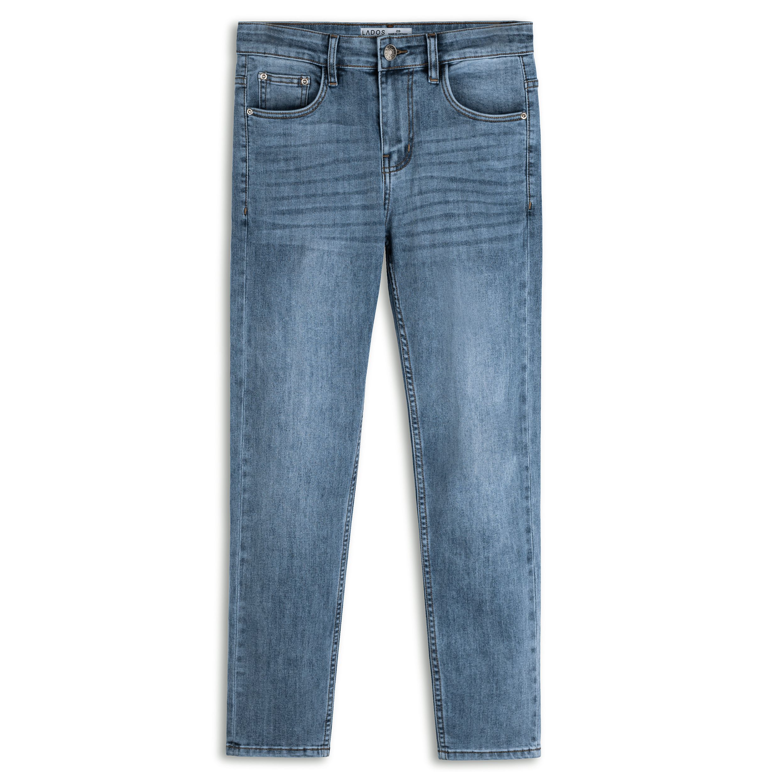 Quần jean nam dài cao cấp trơn smart jeans siêu co giãn LADOS-4098