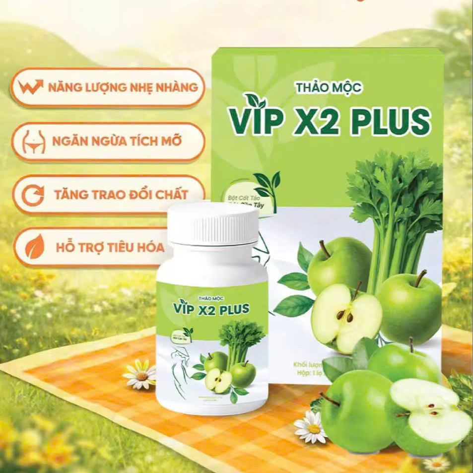 GIẢM CÂN TIẾN HẠNH VIP X2 MẪU MỚI, VITAMIN TỔNG HỢP