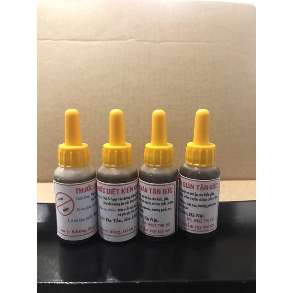 Thuốc diệt kiến gián tận gốc lọ 10ml - Nguồn gốc sinh học