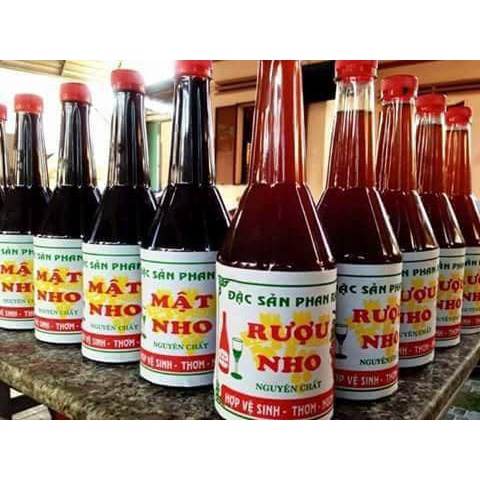 Combo 2 chai nước nho lên men