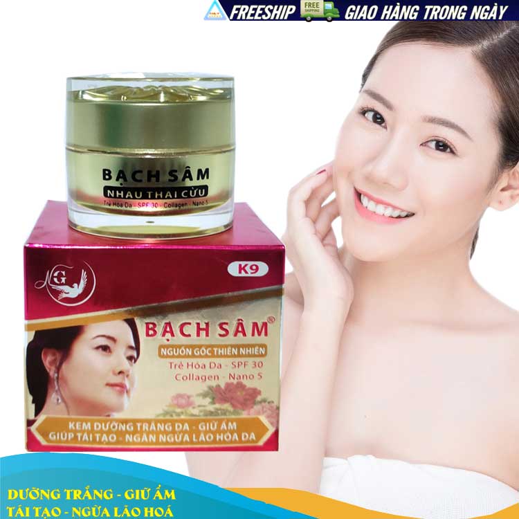 Kem dưỡng trắng giữ ẩm tái tạo da ngừa lão hóa chống nắng Bạch Sâm K9 35g