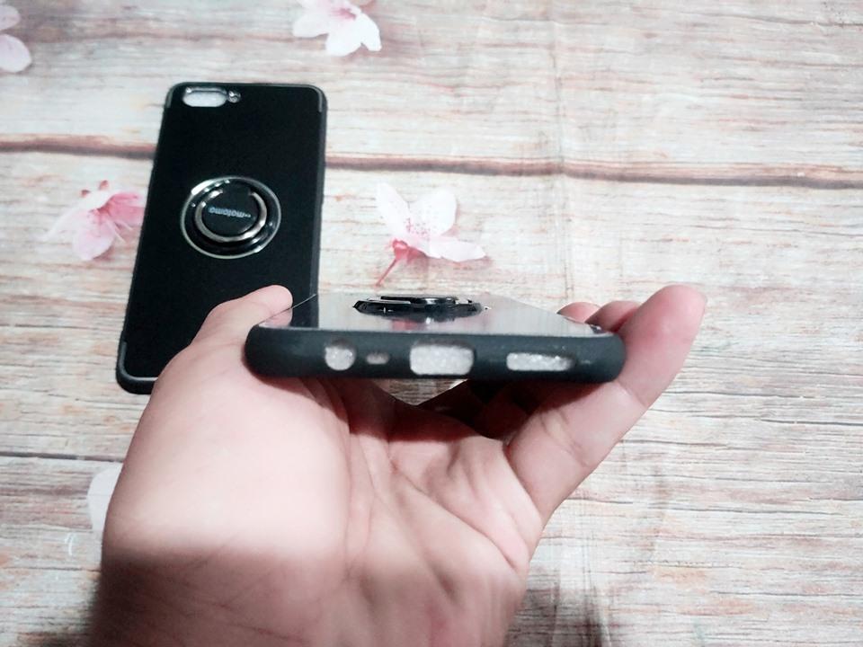 Ốp lưng nhôm viền dẻo iring soạn màu ngẫu nhiên oppo a3s realme c1