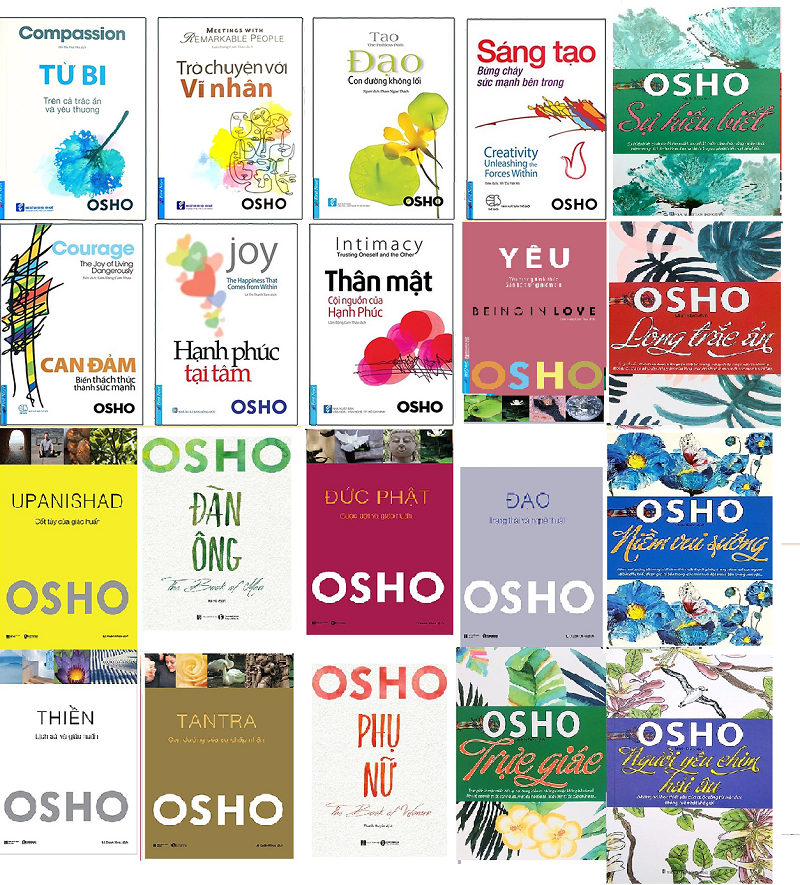 Nguyetlinhbook - Combo 20 cuốn của tác giả Osho.