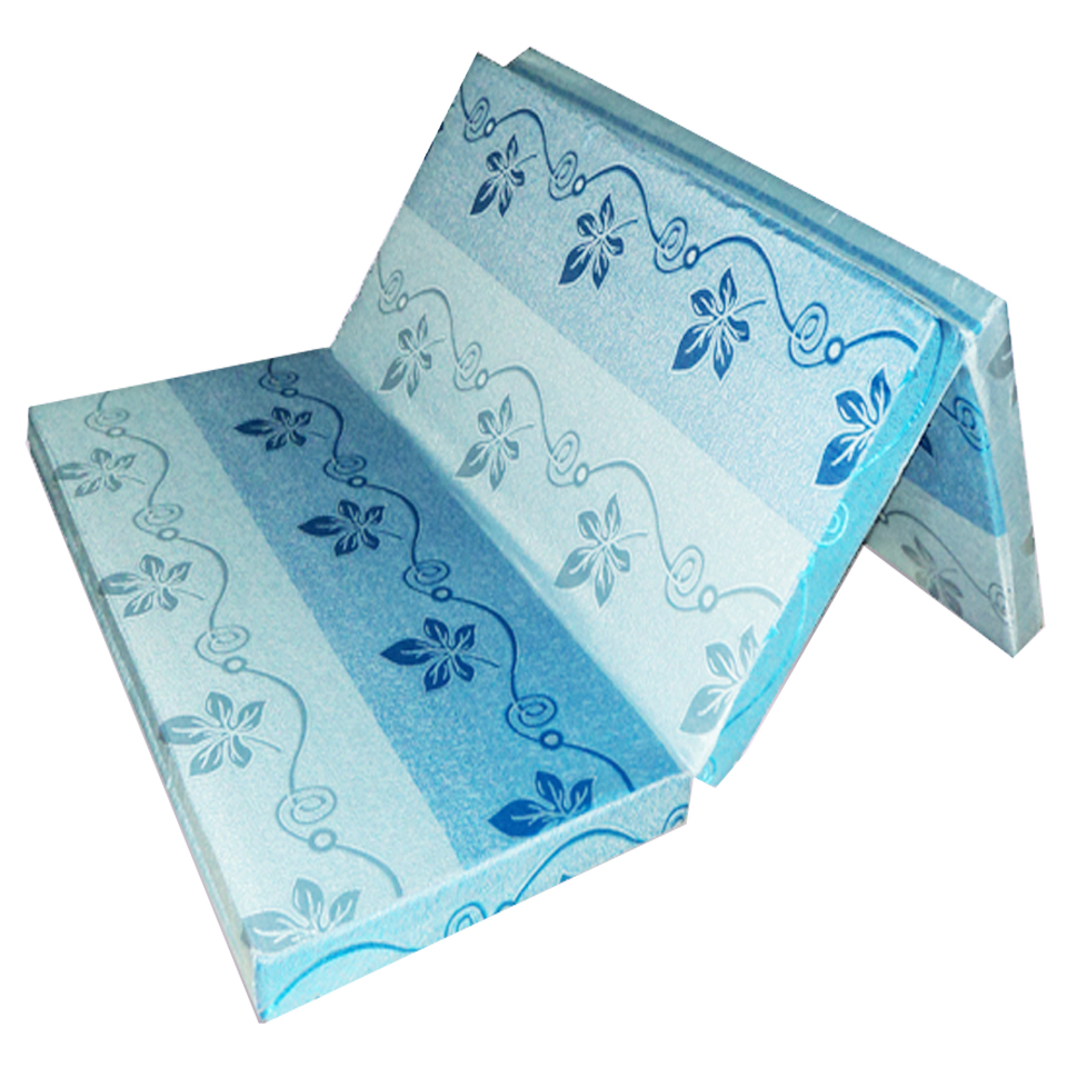 Nệm Bông Ép, Nệm Pe Hàn Quốc Gấp 3, Nệm Mỏng Dày 3CM, Dày 5Cm Giao Màu Ngẫu Nhiên