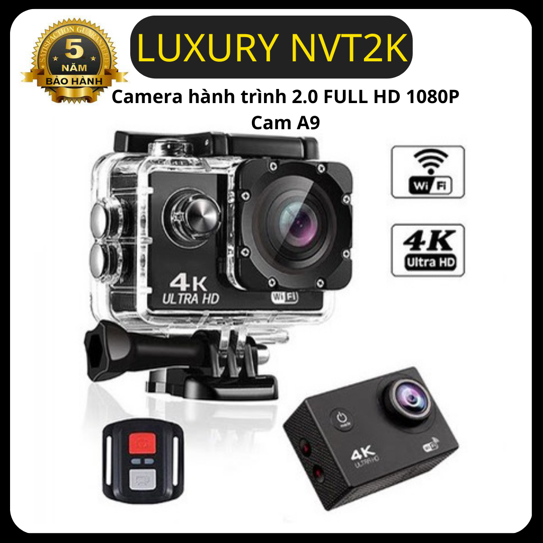 Camera hành trình 2.0 FULL HD 1080P Cam A9 chống nước Sieu hot camera hanh trinh 4k 20 full hd 1080p cam a9 camera hanh trinh chong nuoc chong bui chong rung lay net tu dong camera hanh trinh xe may phuot che do can bang sang tu dong wdr co the quay ro ne