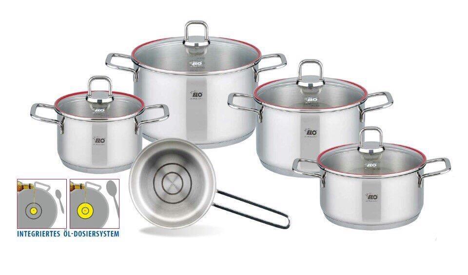Bộ nồi elo premium excellent 5 chiếc bếp từ.thương hiệu đức. tặng 1 chảo fivestar 24cm