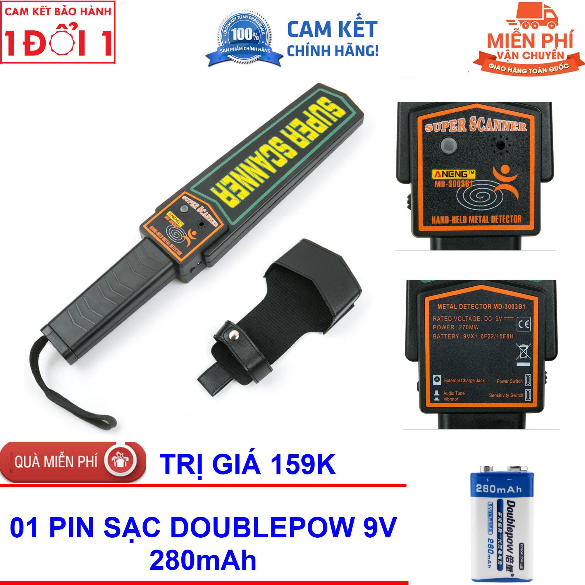 Quà Tặng Lên Tới 199K - Máy dò kim loại Super scanner MD3003B1 - High Sensitivity Metal Detector Super Scanners Portable Handheld Security Metal-finder Electronic Probe Tools Pinpointing