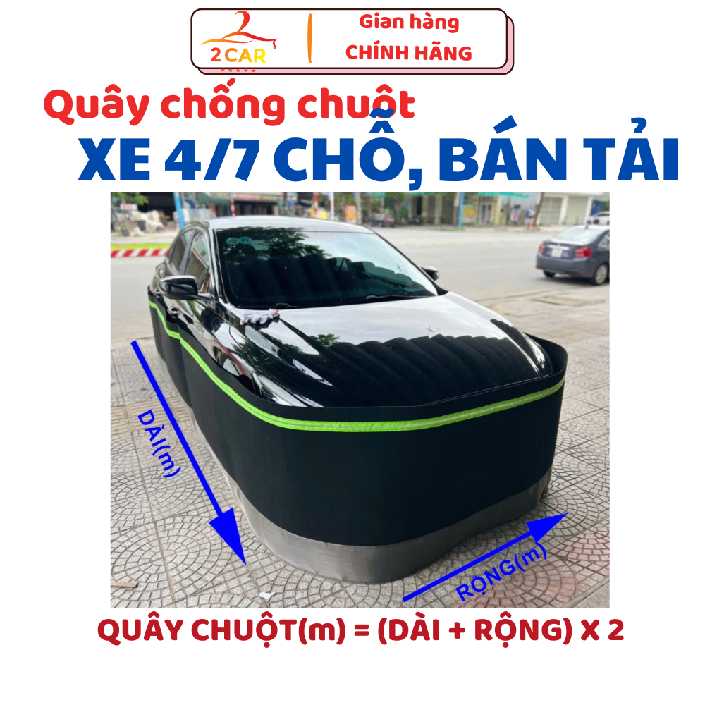 Quây chống chuột ô tô lưới chống chuột ô tô xe hơi cho xe 4,7 chỗ và bán tải