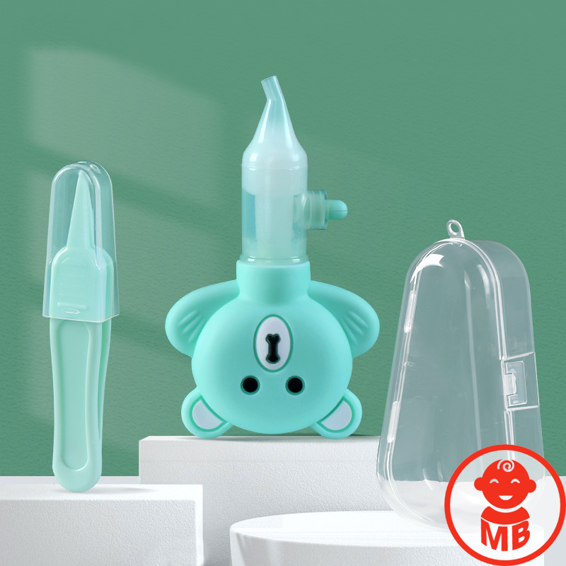 Hút mũi gấu kèm nhíp gắp rỉ mũi cho bé