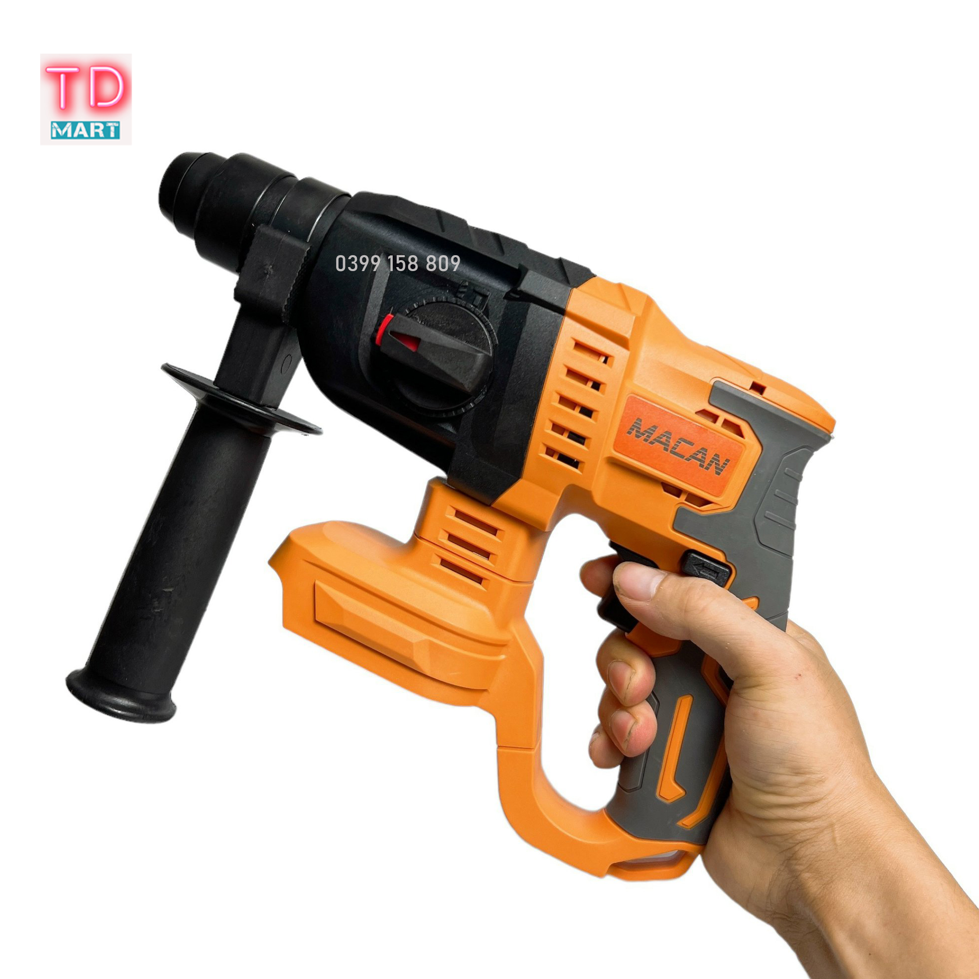 Thân máy khoan bê tông pin macan chân pin makita 18v không chổi than