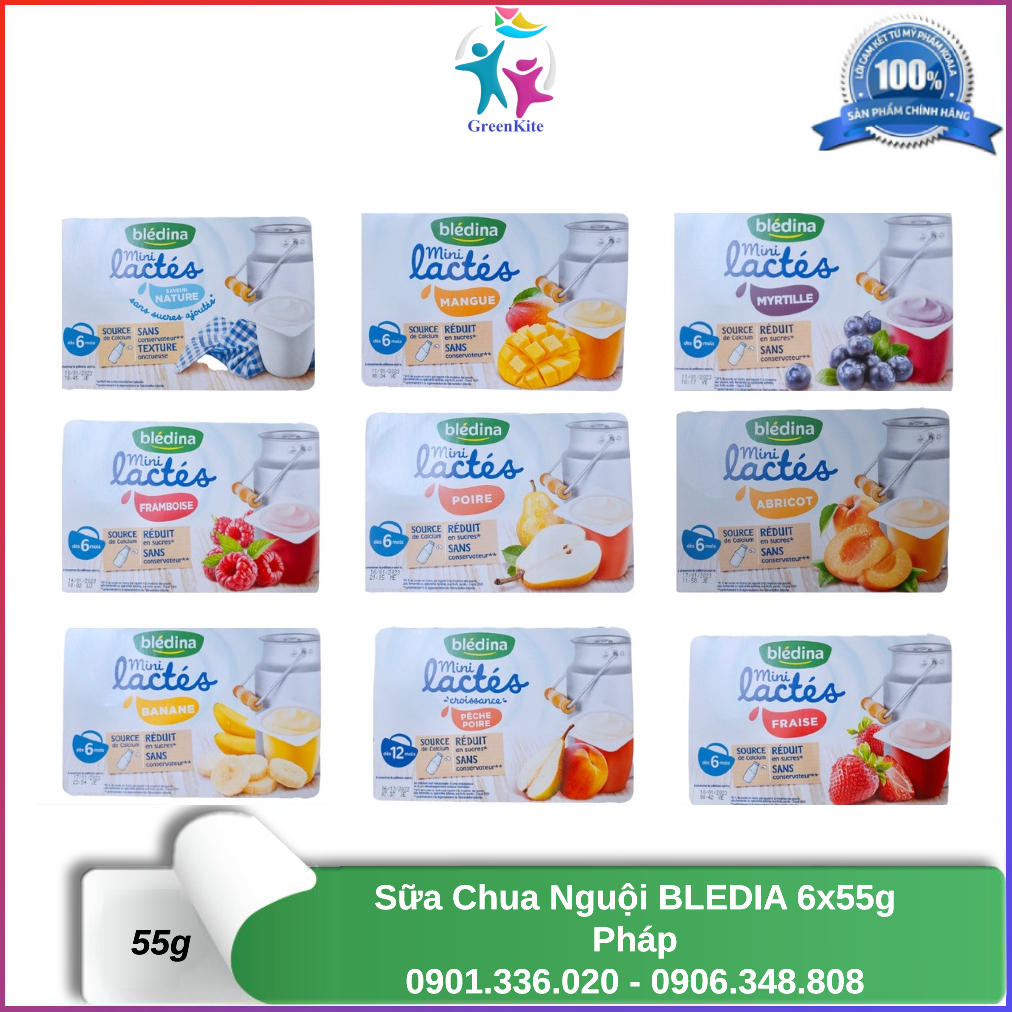 Sữa chua nguội bledina pháp cho bé từ 6 tháng