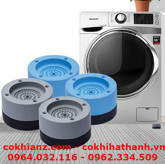 Sét 4 chân kê máy giặt tủ lạnh đa năng