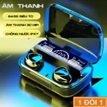 ( SIÊU TRỢ GIÁ ) Tai Nghe Bluetooth Không Dây M10 Phiên Bản Pro Nâng Cấp Pin Trâu 3000mah, Nút Cảm Ứng , Màn Hình Led Gaming , Chống Nước , Chống Ồn