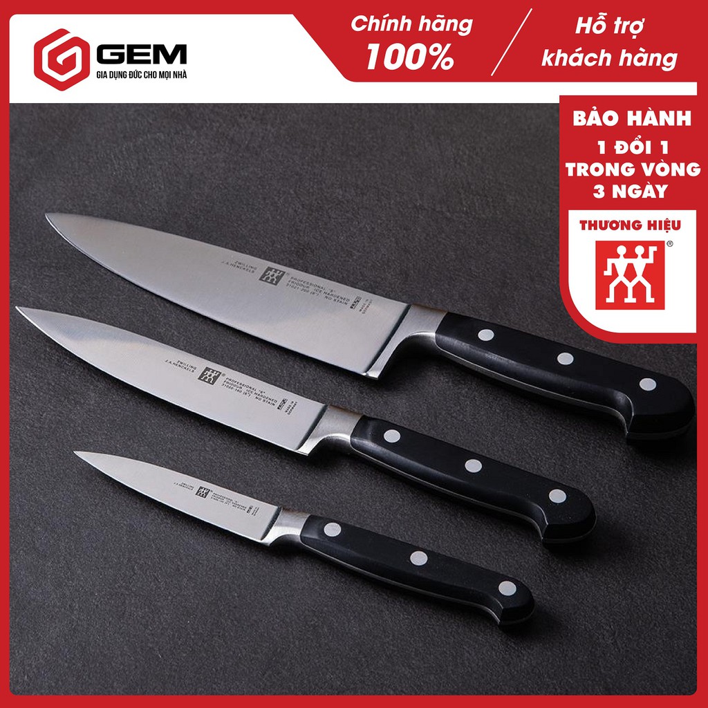 Set dao Zwilling Professional S 3 món, Bộ dao Zwilling